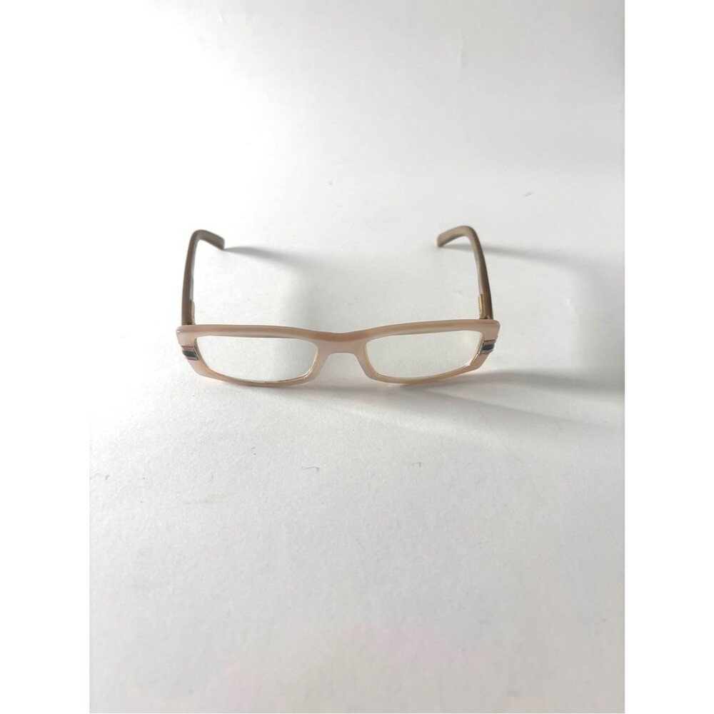 Gucci Beige Rectangular Women's Glasses